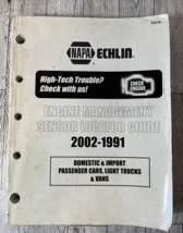 NAPA Echlin Echlin Management Sensor Locator Guide 1991-2002 Domestic &amp; ... - $18.49