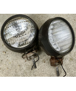 Tractor lights -- 12 volt 5-6&quot; glass Peterson #507 water tight rims  - $26.99
