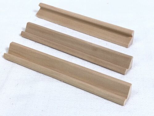 Primary image for Lot Of 3 Wood Scrabble Tile Racks New Style With Square Ends