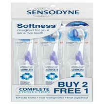 SENSODYNE Toothbrush Sensitive Teeth Complete Protection Soft Bristles x... - $19.56