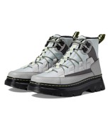 Doc Dr. Martens BOURY Heavy Duty Leather Canvas Gun Metal Grey Boots M-9... - $218.81 CAD