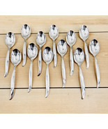 12 pcs 1847 Rogers Bros “FLAIR”Teaspoons Spoons 7 5/8&quot; Inches Silverplate - $38.61