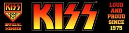 KISS 10 x 3 KISS Army Professionally Printed Glossy Custom Bumper Sticker - $16.52 CAD