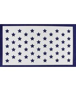 50 Star Field Stencil 14 Mil -12&quot;H X 22L&quot; - Painting /Crafts/ Templ... - $33.14