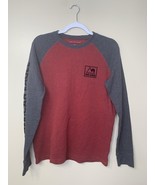 American Eagle Long Sleeve Thermal Waffle Shirt Men’s Medium Red USA - $9.95