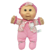 12" Cabbage Patch Kids 2008 Soft Body Pink Flowers Stuffed Animal Plush Toy Doll - £21.53 GBP