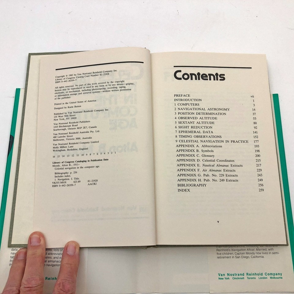 Celestial Navigation in the Computer Age Alton B. Moody First Edition HBDC Item image 9
