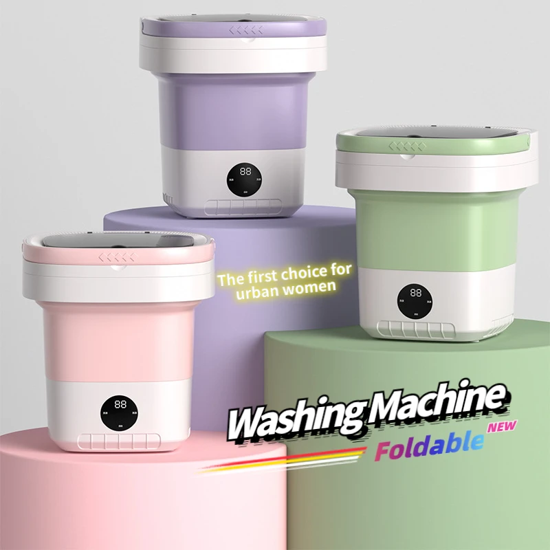 New Popular Folding Mini Washer Small Portable Underwear Nursing Machine - $202.64+