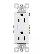 2 Pck Legrand Radiant (885TRW) Duplex Receptacle 15A 125VAC 60Hz 20 unit... - $39.27