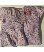 American Girl Bitty Baby Purple Floral Doll Hospital Gown - $282.74 MXN
