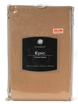 1 Count Cambria Epic 50&quot; W X 216&quot; L Toffee 100% Polyester Scarf Valance - $32.99