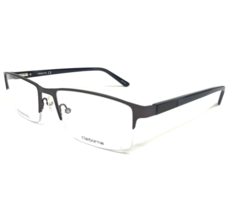 Claiborne Eyeglasses Frames CB254 FRE Gray Rectangular Half Rim 57-18-150 - £40.93 GBP