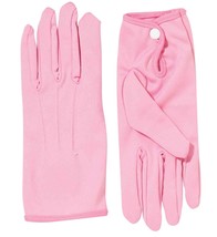 Forum Novelties Pink Parade Gloves with Snap Adult Costume Accesory One ... - £9.03 GBP