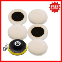High-Density 3-Inch Wool Polishing Pads - 7-Pc Set for Surface Refinement - $553.33 MXN