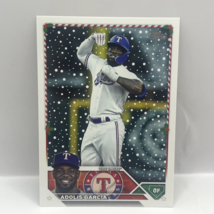 2023 Topps Holiday Baseball Adolis Garcia Base H195 Texas Rangers - £1.54 GBP