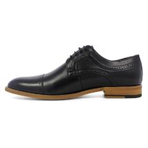 Stacy Adams Mens shoes Dickinson Cap Toe Oxford classic Black Leather 25066-001 image 5