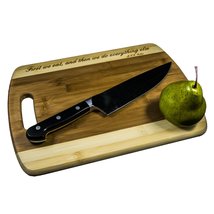 First we eat, then we do everything else Cutting Board 14&#39;&#39;x9.5&#39;&#39;x.5&#39;&#39; B... - $39.19