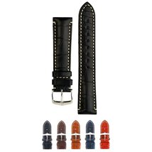 HIRSCH Viscount Louisiana Alligator Leather Watch Strap - Rectangular Scales - W - £251.77 GBP