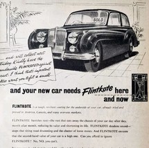 1954 Flintkote Anti Rust Coating Import Advertisement Autocar Automobili... - $559.01 MXN