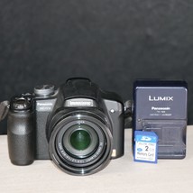 Panasonic Lumix DMC-FZ18 8MP Digital Camera 18x Optical Zoom W Charger! - £38.79 GBP