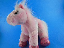 Ganz Webkinz Very Soft pink pony with sparkly hooves Very Nice! - £4.14 GBP
