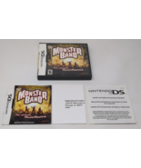 Monster Band Nintendo DS Case &amp; Manual &amp; Inserts ONLY 2009 Rare Vintage - £24.02 GBP