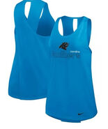 Nike Women Dri-fit Yoga Blue Carolina Panthers Performance Tank Top size... - $458.95 MXN