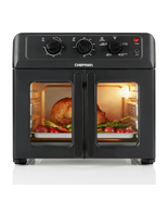 XL Air Fryer Oven W/ French Doors, 26 Qt Capacity, 5 Functions - Black - €180,77 EUR