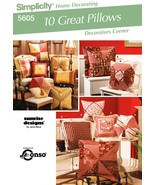 Simplicity Sewing Pattern 5605 Home Decorating, One Size - $10.64 CAD