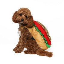NEW Hot Dog Costume 1pc Pet Size Small Dog Cat (10-20 lb) Halloween Vibrant Life - £11.82 GBP