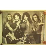 Van Halen Poster David Lee Roth Eddie Michael Anthony Women And Children... - €153,81 EUR