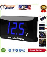 Precision LED Waterproof 12V Car Voltmeter Gauge for Safe Battery Monito... - $438.26 MXN
