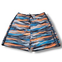 Nike Shorts Size Large W35&quot;xL9&quot; Swim Trunks Swimwear Swimming Shorts Mes... - $34.40