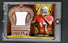 2012 Crown Royale Rookie Royalty Materials #1 A.J. Jenkins RC Jersey /14... - £3.88 GBP
