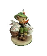 Hummel 58/0 Playmates TMK5 Boy With Basket Of Bunny Rabbits 4” Tall - £17.52 GBP