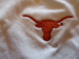 UNIVERSITY of TEXAS Longhorns 100% Nylon White Ladies Shirt NWT Sizes S ... - $13.37