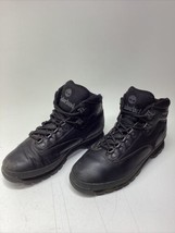 Timberland Euro Hiker Men&#39;s Leather Mid Hiking Boots Black 56038 Sz 7.5 - $49.99