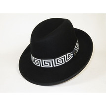 Bruno Capelo Hat Australian Wool Fedora Princeton Elite PRE500 Black White image 2