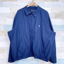 POLO Ralph Lauren Golf Bi-Swing Windbreaker Jacket Blue Full Zip Mens 2X... - £93.44 GBP