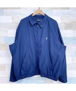POLO Ralph Lauren Golf Bi-Swing Windbreaker Jacket Blue Full Zip Mens 2X... - £93.44 GBP