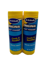 Dr Scholl&#39;s Original Cools &amp; Soothes Foot Powder 3 oz Sealed LOT OF 2 - £23.88 GBP