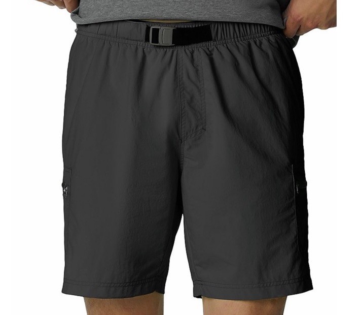 Columbia Shorts Mens Omni Shade Belted Hiking Camping Fishing Black Size XL - $34.99