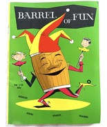 Barrel of Fun (Scholastic, 1957) Jokes, Riddles, Puzzles ~ Edna Preston - $9.80 CAD