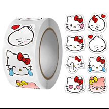 20 Rolls Hello Kitty Cute Paster 457 Stickers Roll Decorative Sealing St... - £19.80 GBP
