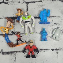 Disney Pixar Action Figures Toy Story Monsters Inc Lot of 8  - £19.46 GBP