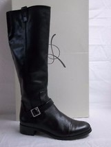 Rachel Roy Size 6.5 M Desirey Black Leather Knee High Boots New Womens Shoes - £94.14 GBP