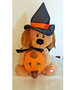 Halloween Animated 14&quot; Addams Family Plush Musical Light Up Bear - $41.14 CAD