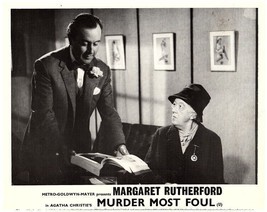 Murder Most Foul 1964 Margaret Rutherford as Miss Marple Dennis Price 8x10 photo - $10.99