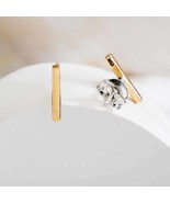 Bronze Mini Bar Post Earrings 10x1mm - $19.52