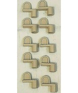 1/4&quot; Sunscreen Clips Tan PACK OF 10 Window Screen Metal Diecast New BUY NOW - $9.92